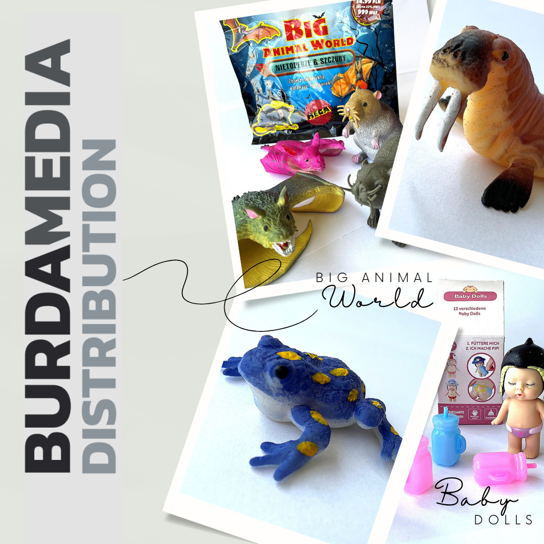 Burda Media вивела на український ринок колекцію іграшок Big Animal World і Baby Dolls